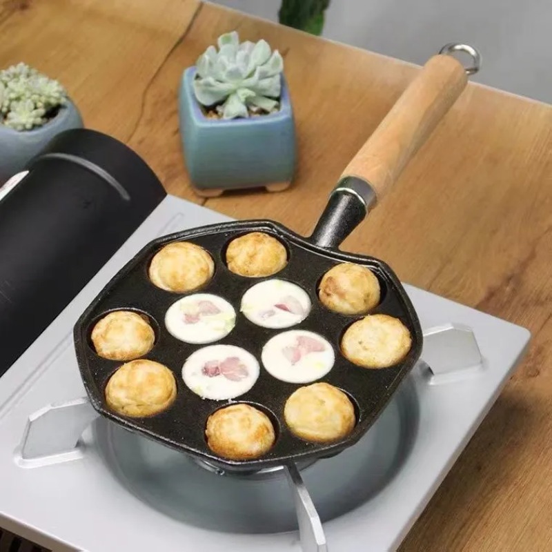 Commercial Kitchen Appliances - Pişirme Takoyaki Pan 14 delik hediye