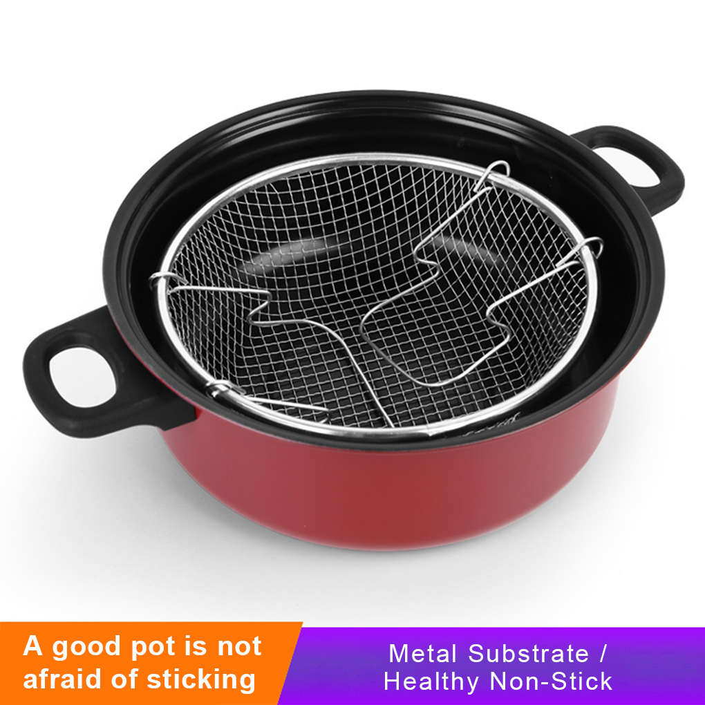 Commercial Kitchen Appliances - Derin Kızartma Pot Daire Fritöz Yapışmaz