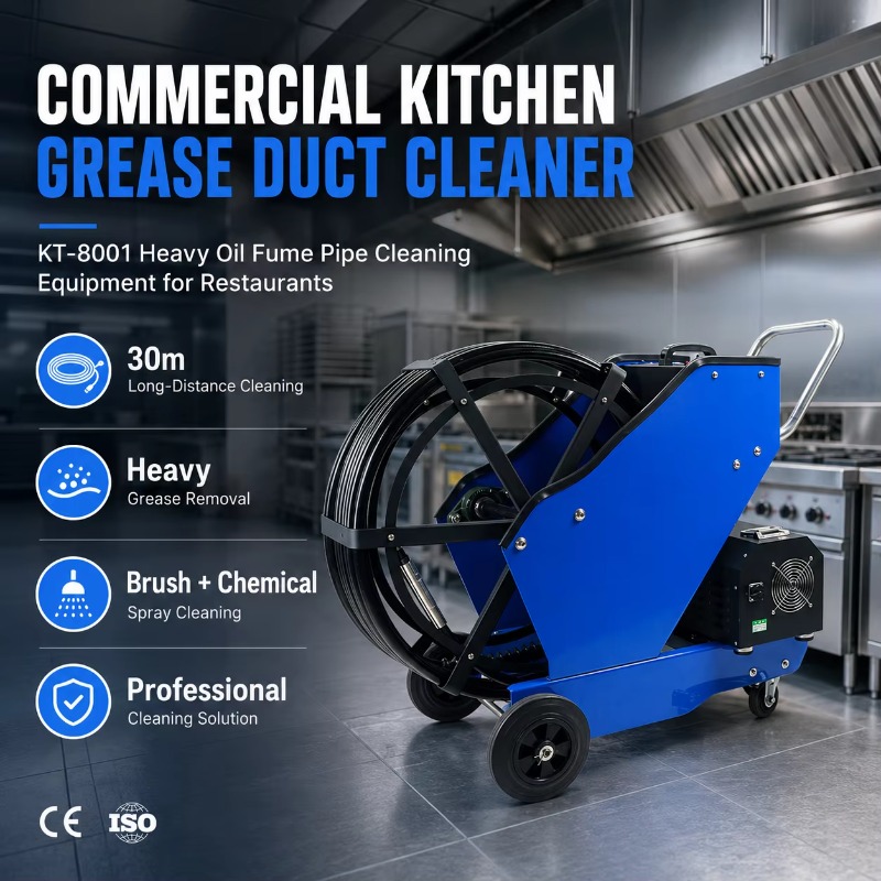 Commercial Kitchen Grease Cleaner - Ticari Mutfak Yağ Kanalı Temizleyici KT-8001