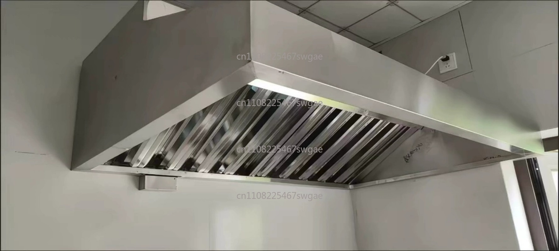 Commercial Exhaust Hood - Çelik Mutfak Davlumbazı Restoran Otel İçin