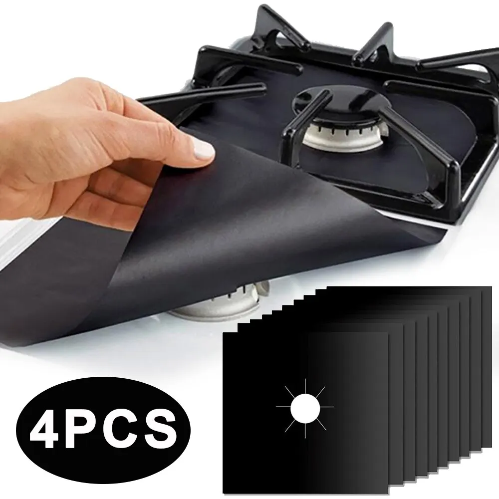 Commercial Kitchen Hood Cleaning - 4 Parça Gaz Sobası Koruyucu Ocak