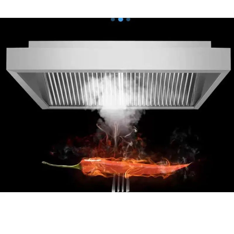Commercial Kitchen Hood Cleaning - Ticari Mutfak Davlumbazı Kalınlaştırılmış Paslanmaz Çelik