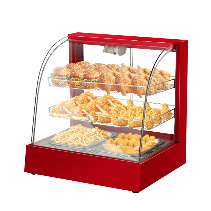 Food Warmer Display - Restoran Tezgahı Elektrikli Yiyecek Isıtıcı Vitrini,