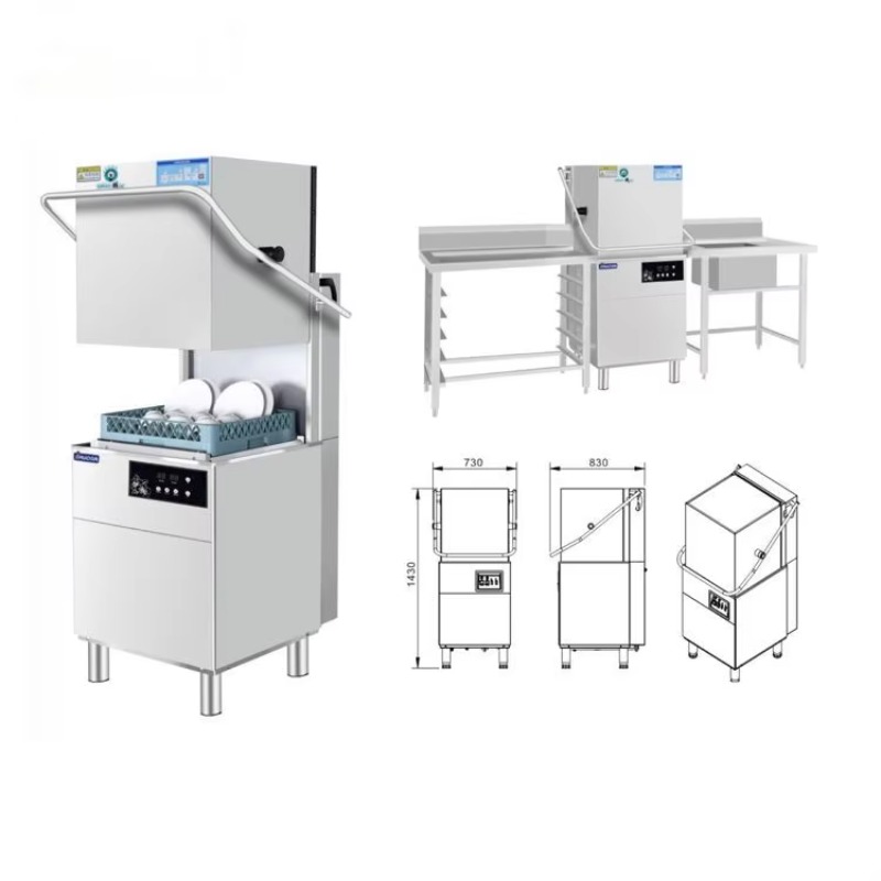 Commercial Kitchen Hood Cleaning - Ticari Otomatik Davlumbaz Tipi Bulaşık Makinesi