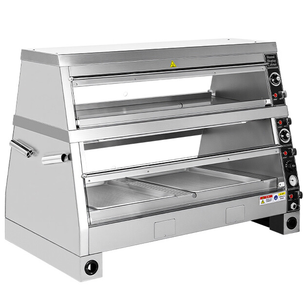 Ticari Elektrikli 2 Katlı Sıca - Food Warmer Display incelemesi ve fiyatı