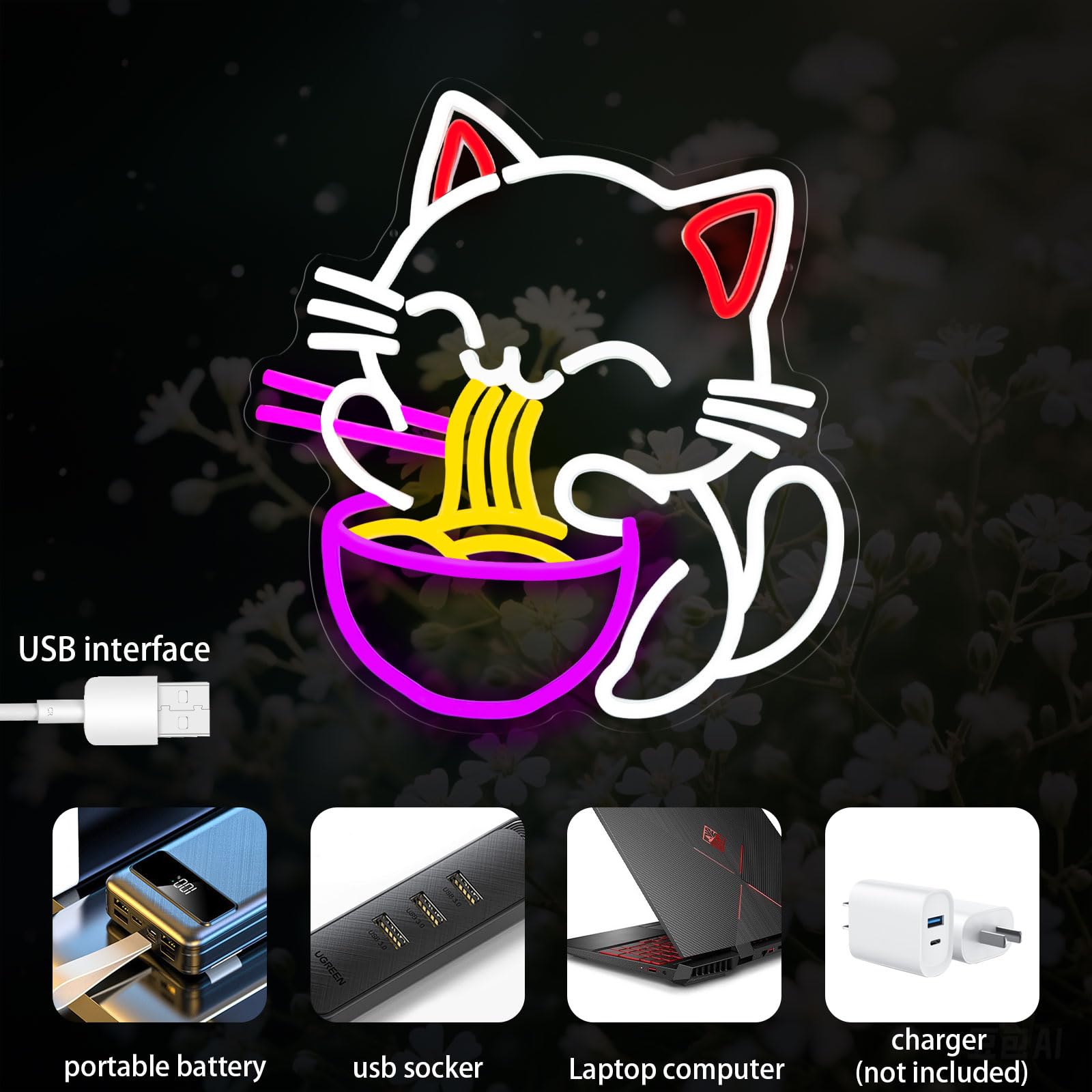 Fortune Cat Ramen Neon Burcu J - Commercial Kitchen Japanese incelemesi ve fiyatı