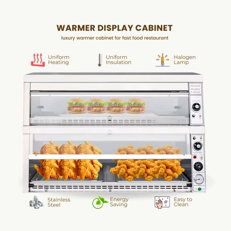 TENSHINE KFC Tarzı Teşhir Isıt - Food Warmer Display incelemesi ve fiyatı